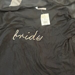 David's Bridal Black Brides Short Sleeve Tee